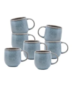 Buy 😀 Salt&Pepper NAOKO Mug - 380ml - Petrol - Set of 6 🌟