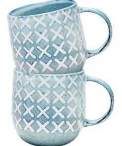 Best Pirce ⭐ Salt&Pepper NAOKO Mug - 380ml - Cross Ocean - Set of 6 😀 -Dining Sales Store 779177890 3 720x928