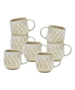 Best reviews of 😉 Salt&Pepper NAOKO Mug - 380ml - Tear Biscuit - Set of 6 👍