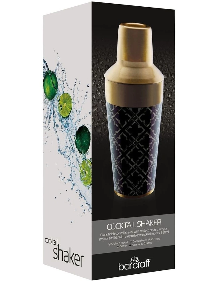 Deals π€© BarCraft Art Deco Gift Boxed 650ml Cocktail Shaker Silver β 3 Deals π€© BarCraft Art Deco Gift Boxed 650ml Cocktail Shaker Silver β - Image 3