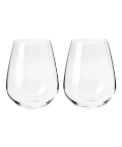Best reviews of ๐ฏ Krosno Duet Set of 2 500ml Stemless WInde Glass Gift Box ๐