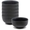 Flash Sale 🛒 Salt&Pepper Hue 12cm Set of 6 Rice Bowl Black 🔔