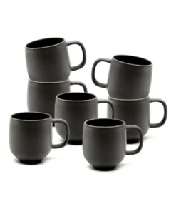 Brand new 🧨 Salt&Pepper Hue 380ml Set of 6 Mug Black 😍 -Dining Sales Store 781937200 2 720x928