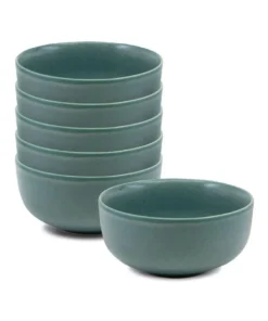 Hot Sale 😍 Salt&Pepper Hue Rice Bowl 12cm - Green - Set of 6 ✔️
