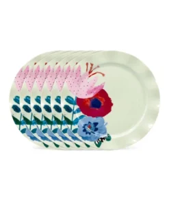 Brand new ⌛ Salt&Pepper Willow Plate 20cm - Flute - Set of 6 ⭐