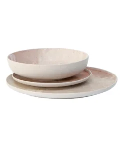 Flash Sale ❤️ Salt&Pepper Nebi 12 Piece Dinner Set Pink ❤️ -Dining Sales Store 786998800 5 720x928