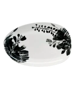 Brand new ๐ Salt&Pepper Neri 40cm Oval Platter White/Black ๐