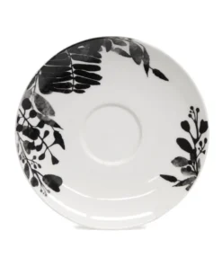 Budget ✔️ Salt&Pepper Neri 250ml/15cm Tea Cup & Saucer Set Black/White 🥰 -Dining Sales Store 786999610 4 720x928