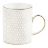 Outlet ⌛ Wedgwood Arris Mug White/Gold 😀