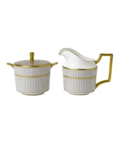 Best deal ✨ Wedgwood Anthemion Cream & Sugar Set Grey ❤️