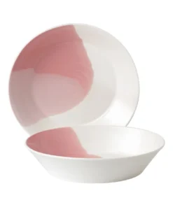 Promo ⌛ Royal Doulton Signature 1815 23cm Set of 2 Bowl Coral 🛒