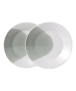 Budget ⭐ Royal Doulton Signature 1815 16cm Set of 2 Plate White/Green ❤️
