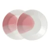Discount 😀 Royal Doulton Signature 1815 16cm Set of 2 Plate White/Pink 🔔