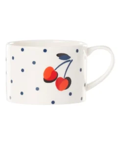Brand new 🔔 Kate spade new york Vintage Cherry Dot Weekend Mug 380ml ⌛