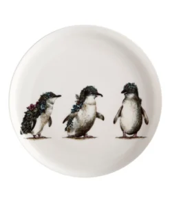 Best deal โ Maxwell & Williams Australian Families 20cm Penguin Parade Plate Gift Boxed White ๐