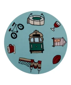 Best Sale 🎉 Maxwell & Williams Megan McKean Cities Ceramic 10.5cm Melbourne Round Coaster 😀