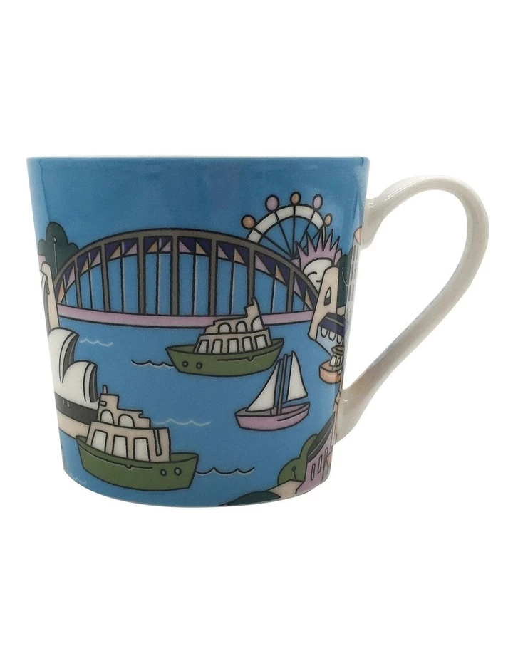 Promo ⌛ Maxwell & Williams Megan McKean Cities Sydney 430ml Mug Gift Boxed Blue ❤️ 1 Promo ⌛ Maxwell & Williams Megan McKean Cities Sydney 430ml Mug Gift Boxed Blue ❤️