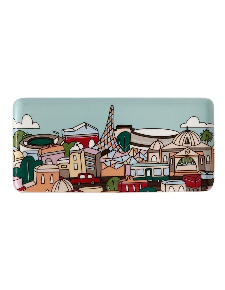 Promo ✔️ Maxwell & Williams Cities 25x12cm Melbourne Rectangle Plate Gift Boxed Blue ⌛ 1 Promo ✔️ Maxwell & Williams Cities 25x12cm Melbourne Rectangle Plate Gift Boxed Blue ⌛
