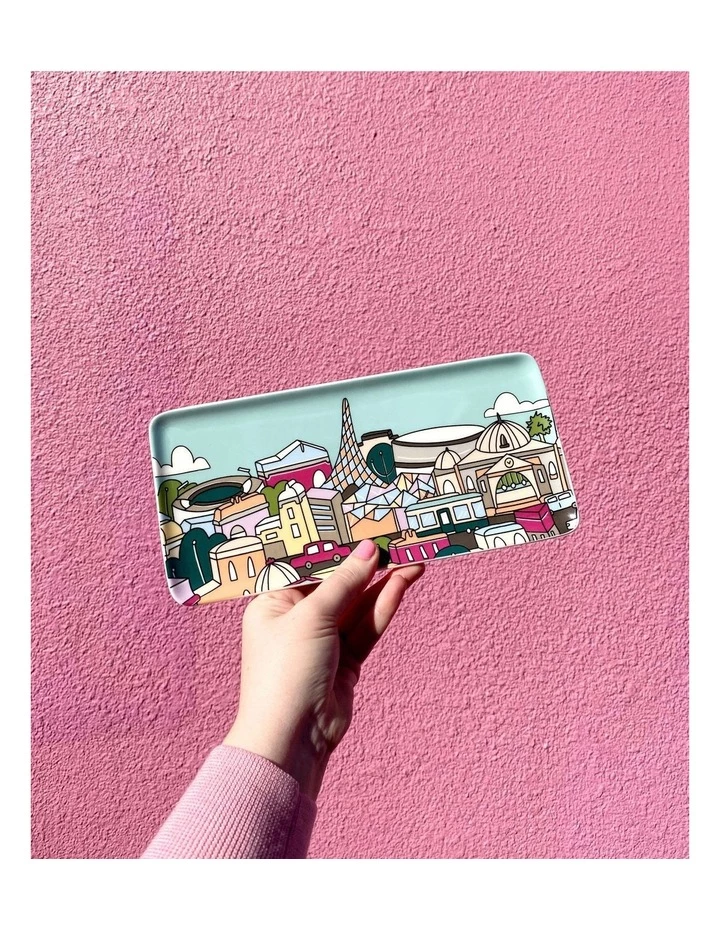 Promo ✔️ Maxwell & Williams Cities 25x12cm Melbourne Rectangle Plate Gift Boxed Blue ⌛ 2 Promo ✔️ Maxwell & Williams Cities 25x12cm Melbourne Rectangle Plate Gift Boxed Blue ⌛ - Image 2