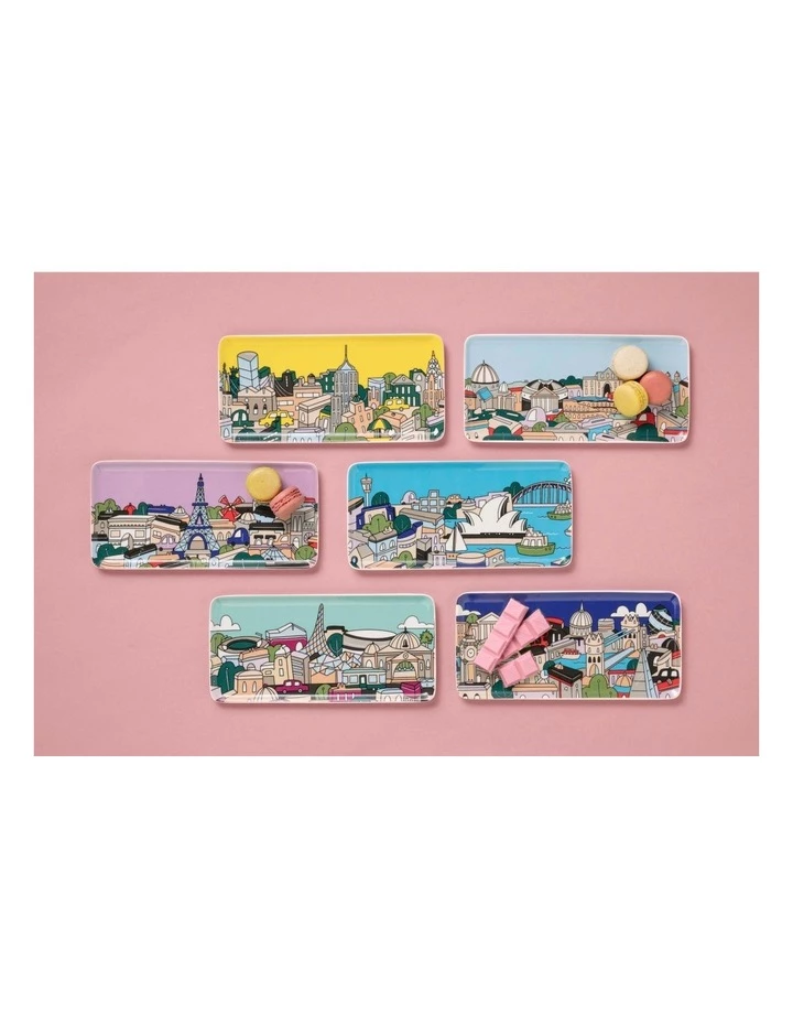 Promo ✔️ Maxwell & Williams Cities 25x12cm Melbourne Rectangle Plate Gift Boxed Blue ⌛ 3 Promo ✔️ Maxwell & Williams Cities 25x12cm Melbourne Rectangle Plate Gift Boxed Blue ⌛ - Image 3