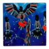Hot Sale 🎉 Maxwell & Williams Melanie Hava Jugaig-Bana-Wabu Ceramic 10cm Black Cockatoos Square Coaster ✔️