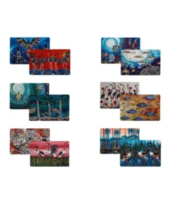 Budget 😉 Maxwell & Williams Melanie Hava Jugaig-Bana-Wabu 43.5x28.5cm Reversible Placemat Blue 6 Pack 🎁