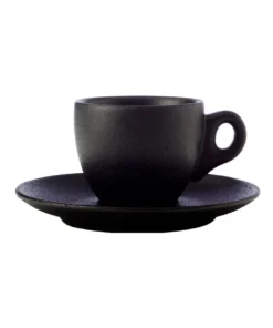 Cheapest ✔️ Maxwell & Williams Caviar 100ml Demi Cup & Saucer Black ✔️