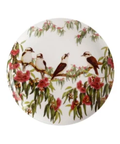 Cheap ⌛ Maxwell & Williams Gardens Victoria Garden Friends 20cm Kookaburra Plate Gift Boxed White 🎁