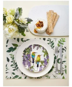 New ❤️ Maxwell & Williams Gardens Victoria Garden Friends 20cm Rainbow Bee-Eater Plate Gift Boxed White ✔️ -Dining Sales Store 790397110 2 720x928