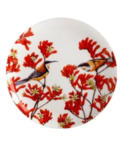 Cheapest ❤️ Maxwell & Williams Gardens Victoria Garden Friends 20cm Spinebill Plate Gift Boxed White 🤩