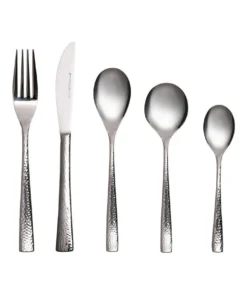 Discount ⭐ Maxwell & Williams Wayland Hammered 36 Piece Cutlery Set Silver 👍