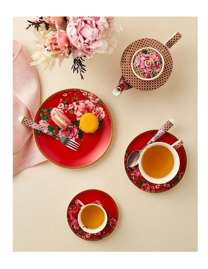 Brand new π Maxwell & Williams Teas & C's Silk Road 19.5cm Coupe Plate Gift Boxed Red β¨ 2 Brand new π Maxwell & Williams Teas & C's Silk Road 19.5cm Coupe Plate Gift Boxed Red β¨ - Image 2