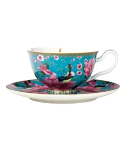 Deals 💯 Maxwell & Williams Teas & C's Silk Road 200ml Gift Boxed Footed Cup & Saucer Set Aqua ✨