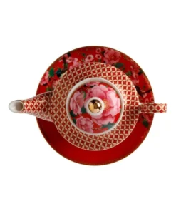 Deals 👍 Maxwell & Williams Teas & C's Silk Road 380ml Teapot Tea for One with Infuser Red ⌛ -Dining Sales Store 790818130 3 720x928