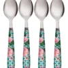 New 🔔 Maxwell & Williams Teas & C's Silk Road Set of 4 Teaspoon Aqua ✔️
