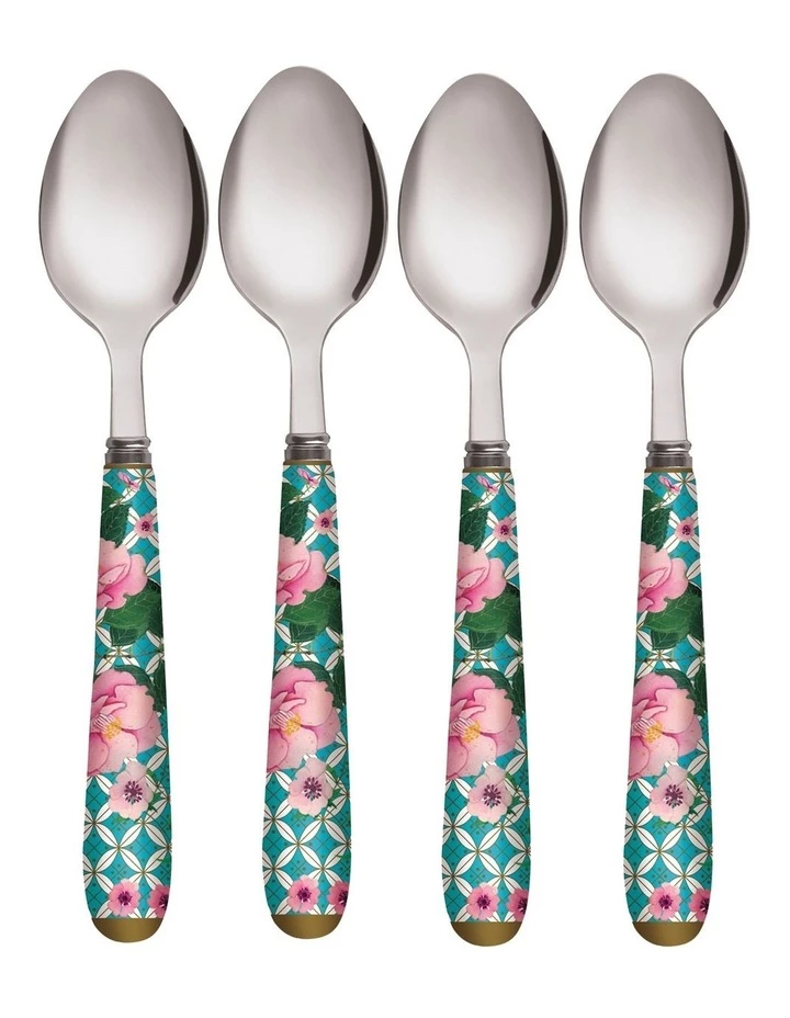 New π Maxwell & Williams Teas & C's Silk Road Set of 4 Teaspoon Aqua βοΈ 1 New π Maxwell & Williams Teas & C's Silk Road Set of 4 Teaspoon Aqua βοΈ