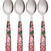 Discount ❤️ Maxwell & Williams Teas & C's Silk Road Set of 4 Teaspoon Red 👏