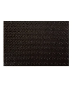 Hot Sale 🤩 Maxwell & Williams Table Accents 43x30cm Plait Leather Look Placemat Black ⌛