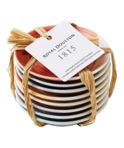 Discount 👍 Royal Doulton 1815 16cm Set of 8 Mixed Plates 👏 -Dining Sales Store 797694130 2 720x928