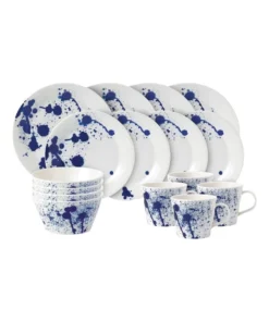 Outlet โ Royal Doulton Pacific 16pc Dining Set Splash Print โจ