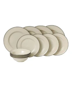 Coupon 🛒 Royal Doulton Gordon Ramsay Union Street Cafe 12pc Dining Set Cream ⭐