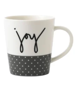 New โจ Royal Doulton Ellen DeGeneres Joy 450ml Mug White/Grey ๐ฏ