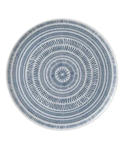 Brand new 👏 Royal Doulton Ellen DeGeneres Chevron 32cm Platter Dark Blue 🎉