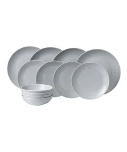 Buy ๐งจ Royal Doulton Gordon Ramsay Maze 12pc Set Light Grey โจ