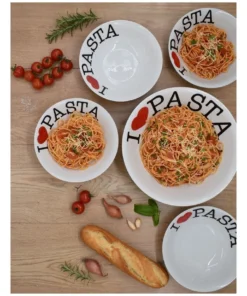 Budget 👍 The Cooks Collective 5 Piece Pasta Bowl Set White 🎁 -Dining Sales Store 798334300 3 720x928