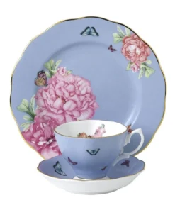 Coupon ✨ Royal Albert Miranda Kerr Tranquility Teacup Saucer & Plate Blue 🔔