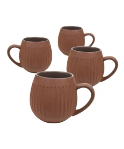 Outlet 🔔 Robert Gordon Hug Me Mugs Dark Clay 4 Pack 🔔