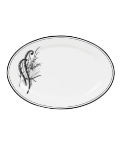 Hot Sale 👍 Robert Gordon Matilda 28.5x20.5cm Bone China Platter White/Black ✔️