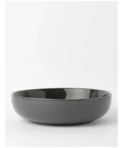 Best Pirce ⌛ Australian House & Garden Esperance Shallow Bowl Charcoal ❤️ -Dining Sales Store 799322770 1 1 720x928