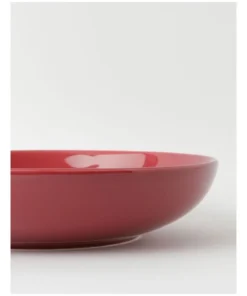 New ✨ Heritage Avenue Shallow Serving Bowl Crimson 🛒 -Dining Sales Store 799332490 3 720x928